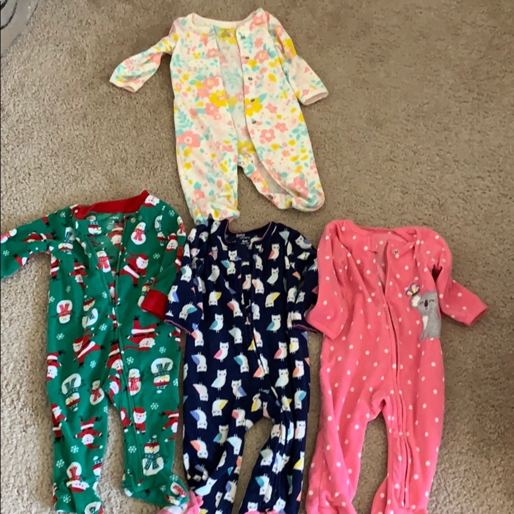 Four fleece jumpsuit for 6 months baby